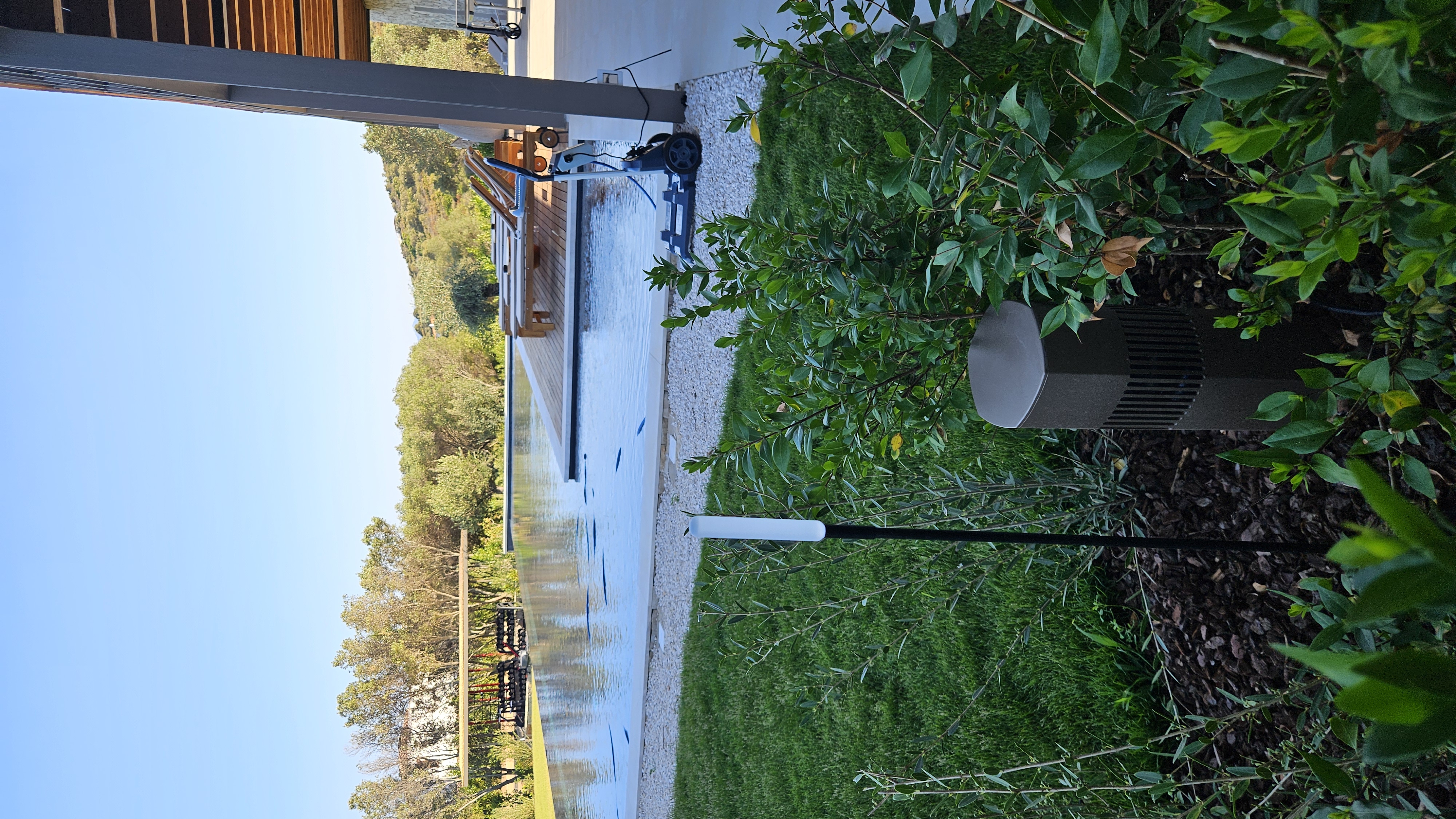 Zona relax outdoor con integrazione audio
